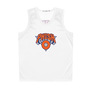Op Phish Anastasio Knicks geïnspireerd basketbalshirt afbeelding 1