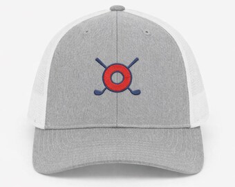Gorra trucker Snapback con diseño de Donut Golf Club / Gorra de golf bordada