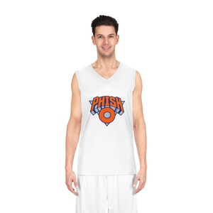 Op Phish Anastasio Knicks geïnspireerd basketbalshirt afbeelding 3