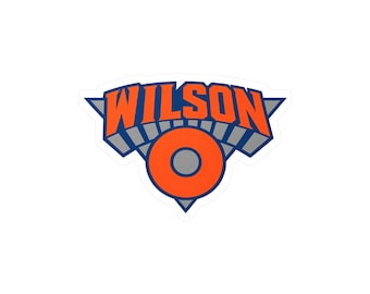 Phish Wilson Knicks Inspired Sticker Kiss-Cut Vinyl Decal | Band Logo, Touring Art