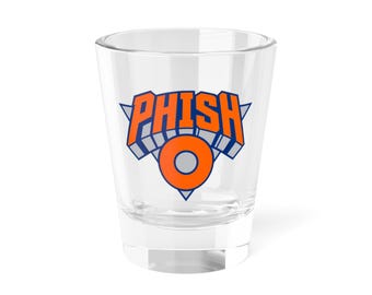 Borrelglas met Phish-logo | 1,5 oz glaswerk, bandlogo