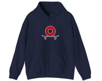 Phish Donut Skateboard Hoodie | Skateboard Graphic Sweatshirt