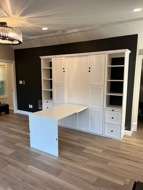 Details in Description.. Our High-Quality Murphy Beds add Style to Your Office/Guest Rooms. Solid Wood