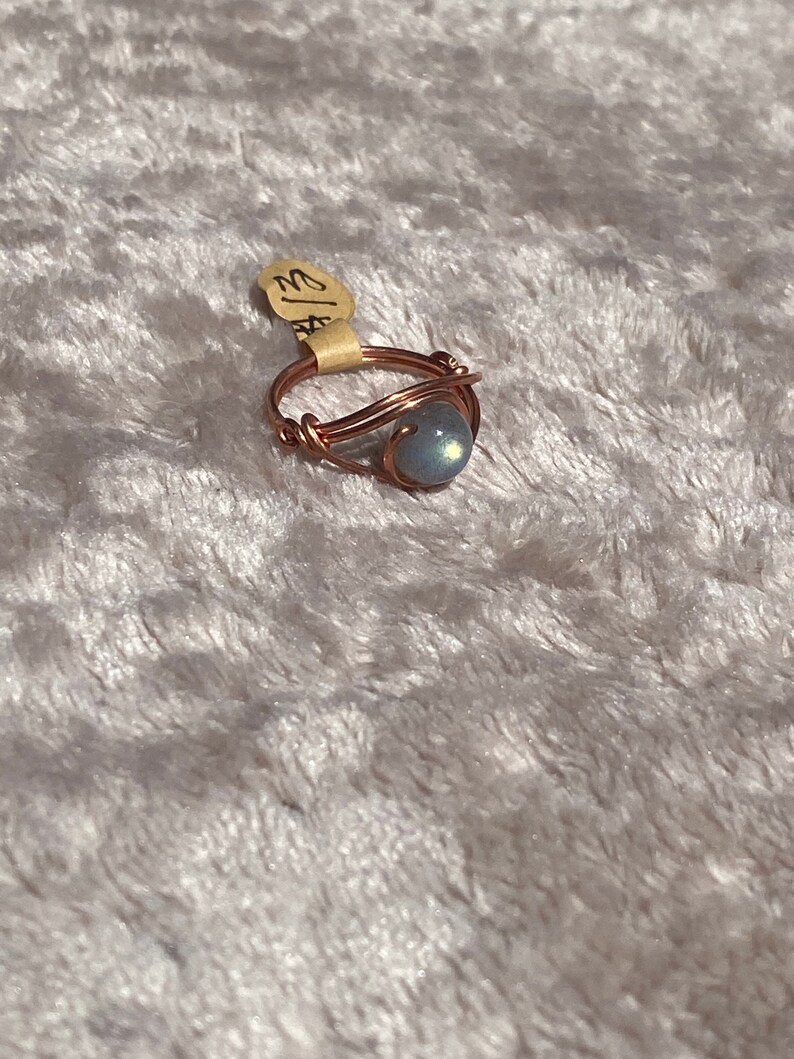 Labradorite Eye Ring