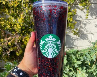 Starbucks snowglobe tumbler