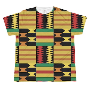 CHILDRENS African KENTE Print T-SHIRT | Vibrant African Print | Carnival | Ghana
