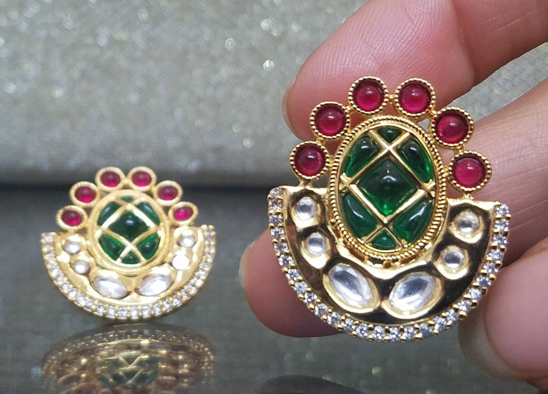 Earrings,Indian Jewelry,Pakistani Stud Earrings,Pakistani Jewelry Wedding Earrings Fine Kundan Stud Earrings,Indian stud Earrings
