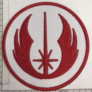 STAR WARS KOTOR large sew on patches black and white patches