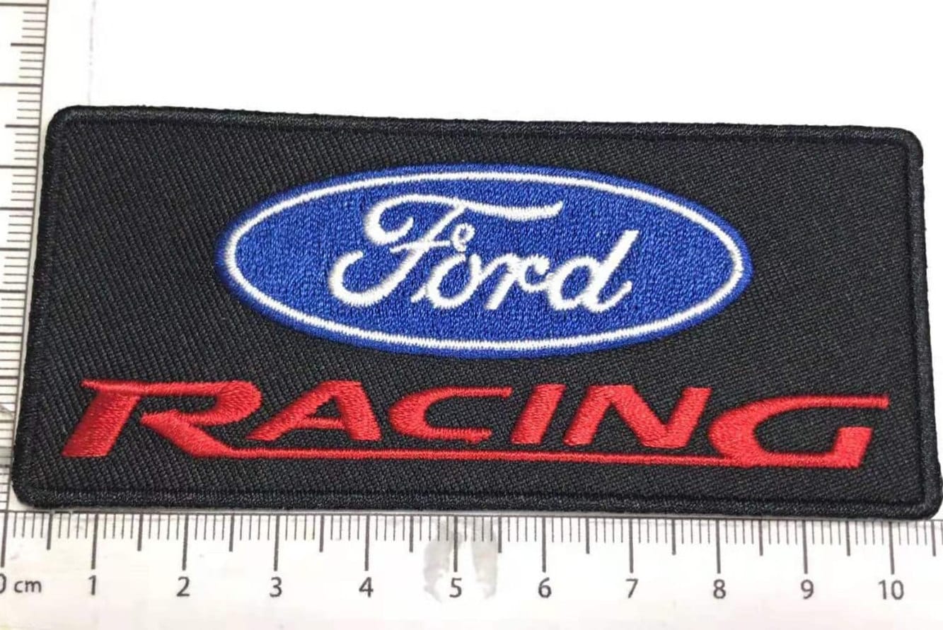 Ford Racing Black Formula 1 Biker Iron/ Sew-on Embroidered Patch/ Logo ...