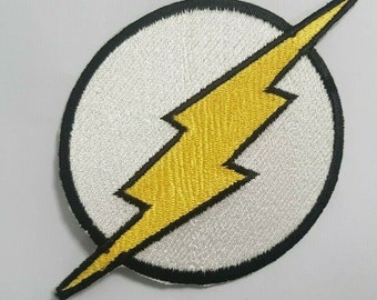 Lightning Black Bolt Flash Light Thunder Cartoon Children Iron-On Patches-Logo