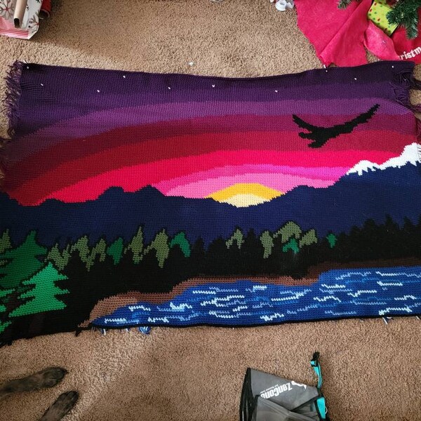 Sunset Tapestry Etsy