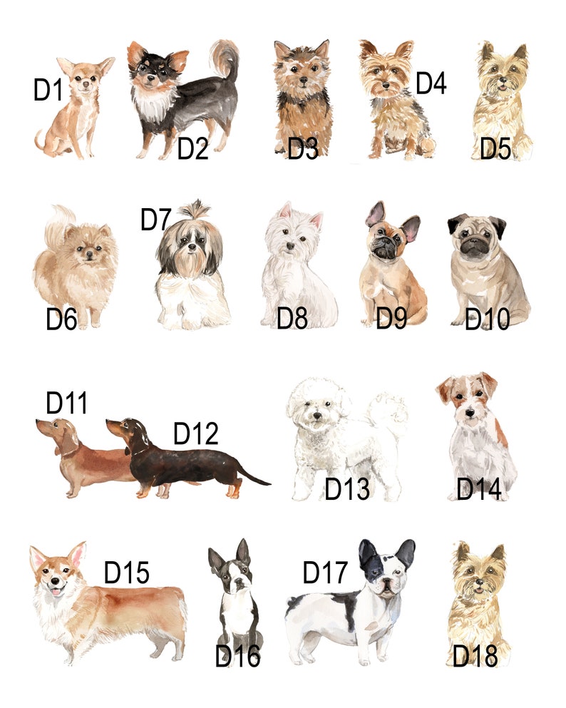 Digital Download Custom Pet Portrait Choose Your Pet Gifts For Pet Lovers Gifts For Her Personalized Pet Print PRINTABLE