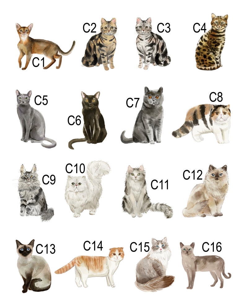 Digital Download Custom Pet Portrait Choose Your Pet Gifts For Pet Lovers Gifts For Her Personalized Pet Print PRINTABLE