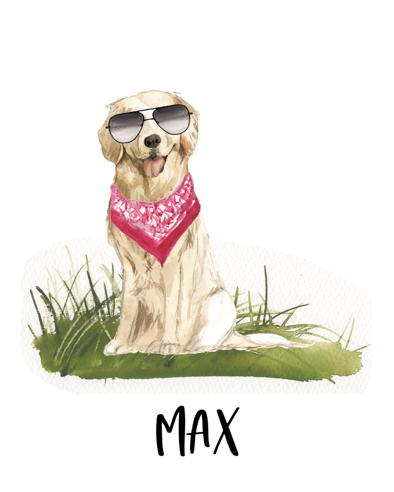 Digital Download Custom Pet Portrait Choose Your Pet Gifts For Pet Lovers Gifts For Her Personalized Pet Print PRINTABLE