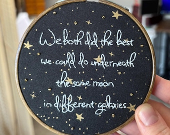 Peter Taylor Swift The Tortured Poet's Department TTPD hand embroidery, wall art decoration