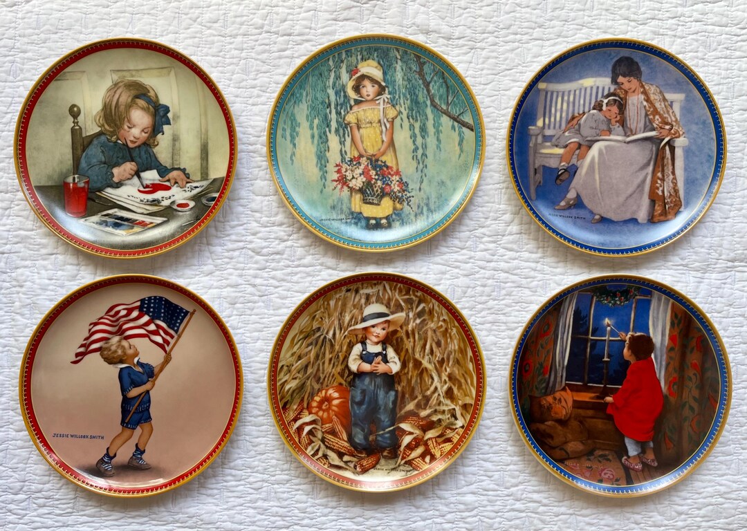Complete Collection of 6 Childhood Holiday Memory Collector's Plates ...