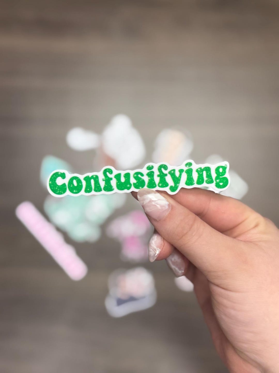 Wht Confudees Sticker Confusifying Sticker | Wicked Musical Vinyl Decal - Etsy