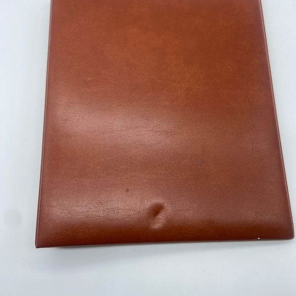 Vintage Leather Three Ring Binder Etsy