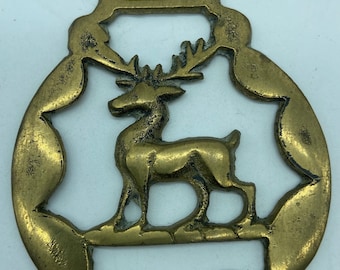Vintage Deer Caribou Bottle Opener Metal Barware Man cave Western Hunting Gift