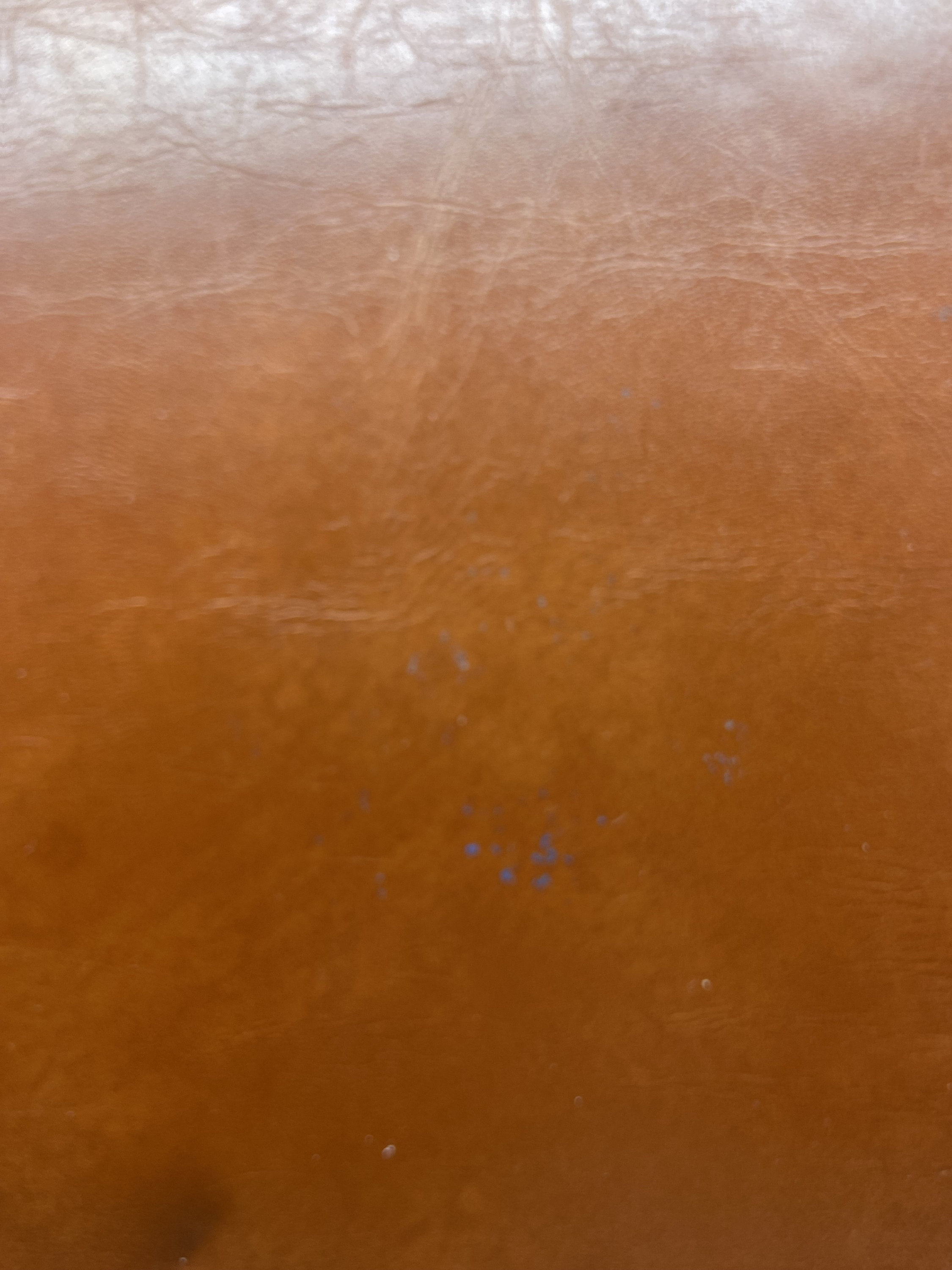 Koloman Handler Vintage Brown Leather Look Three Ring Binder MCM Office