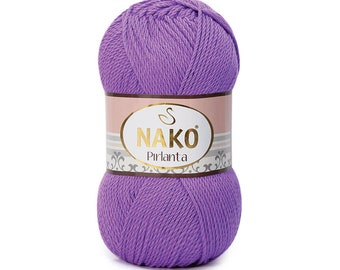 18 Skeins Nako Pırlanta Free Standart Shipping, acrylic yarn, amigurimi Yarn Polyamide, Crewel Yarn, Crochet Yarn, Doll making, Kids' crafts
