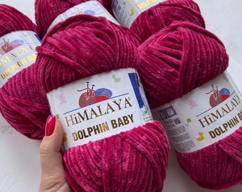 Himalaya Dolphin Baby, Himalaya Yarn, Baby Yarn,Baby Blanket Yarn, Velvet Yarn, Knitting Yarn, Dolphin Baby Yarn