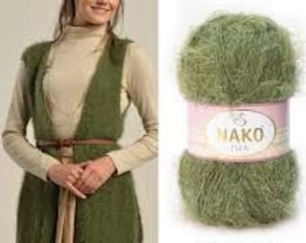 Nako Paris , acrylic yarn, woman glowe, Polyamide Yarn,Crochet Yarn, Doll making, Kids' crafts, Shawl Yarn For Winter, Scarf, Cardigan