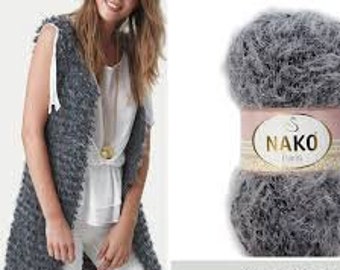 Nako Paris , acrylic yarn, woman glowe, Polyamide Yarn,Crochet Yarn, Doll making, Kids' crafts, Shawl Yarn For Winter, Scarf, Cardigan