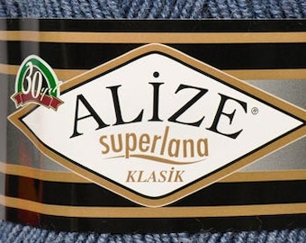 Alize Superlana Klasik , Cotton yarn, Knitting Yarn, Bikini Yarn,crochet yarn, baby yarn, swimsuit yarn, acryic yarn, lingerie yarn