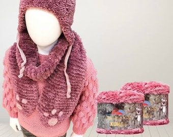 Himalaya Koala, Cardigan Yarn, Sweater Yarn, Blanket Yarn, Vest Yarn, Pillow  Yarn, Polyester Blend Yarns, Baby Blanket Yarn, Winter-Autumn