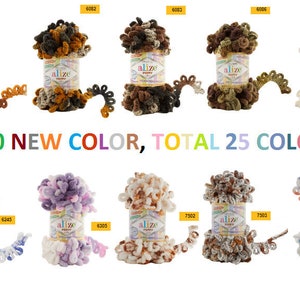 Alize Puffy Color, Polyester yarn, Knitting Yarn,Baby Yarn, stretch yarn, polyester yarn, swimsuit yarn, Terry Yarn, lingerie yarn