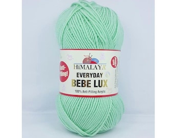 18 Skeins Himalaya Everyday Bebe Lüx Free Express Shipping, Himalaya Yarn, amigurumi, Blanket Yarn, Velvet Yarn Knitting, Anti Pilling