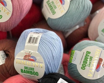 Himalaya Deluxe bamboe, Himalaya garen, baby garen, baby deken garen, fluweel garen, breigaren, luxe Bamboegaren