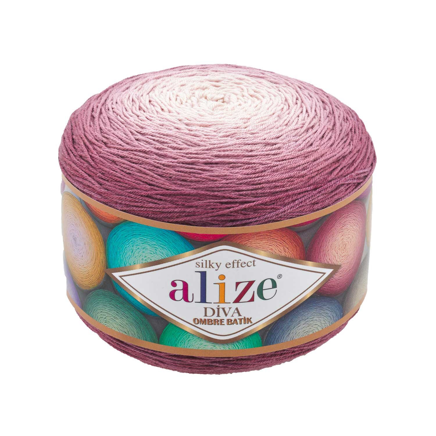 Alize Diva Ombre Batik, 100% Microfiber Acrylic Ombre Yarn Variety