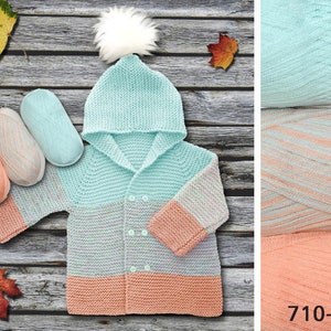 Himalaya Everyday Senfoni 100% acrilico anti pilling, set di 3 matasse per progetti multicolore, set da 14