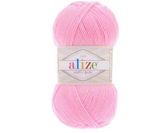 12 Skeins Alize Happy Baby Free Express Shipping, Happy Baby Yarn, Baby Yarn,Baby Blanket Yarn, Velvet Yarn, Knitting Yarn, Alize Happy Baby