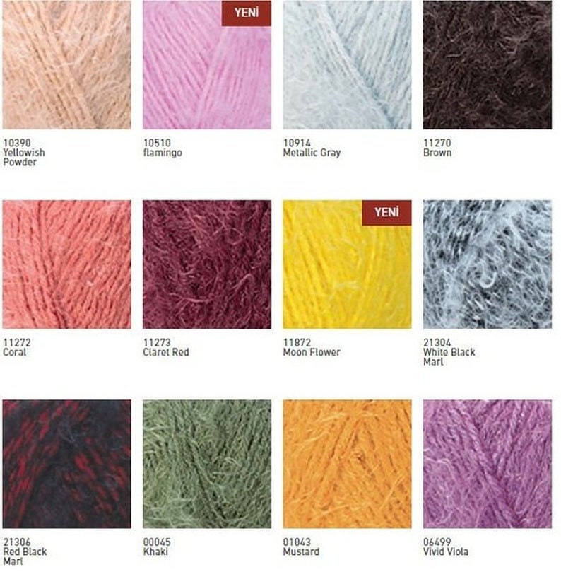 Nako Paris Acrylic Yarn Woman Glowe Polyamide Yarncrochet Etsy