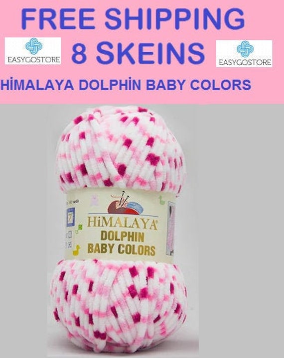 Himalaya Yarn Himalaya Dolphin Baby Yarn Knitting Yarn 2 Skeins