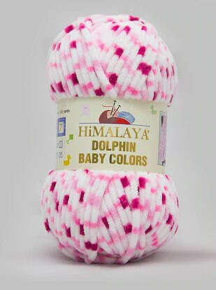 Himalaya Dolphin Baby, Baby Blanket Yarn, Velvet Yarn, Himalaya Yarn, Baby  Yarn, Baby Crochet Yarn, 100g3.5oz 120m131yd, Chenille Bulky Yarn 