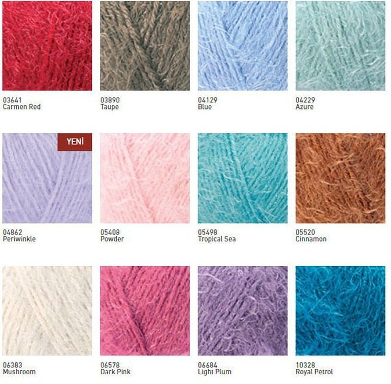 Nako Paris Acrylic Yarn Woman Glowe Polyamide Yarncrochet Etsy