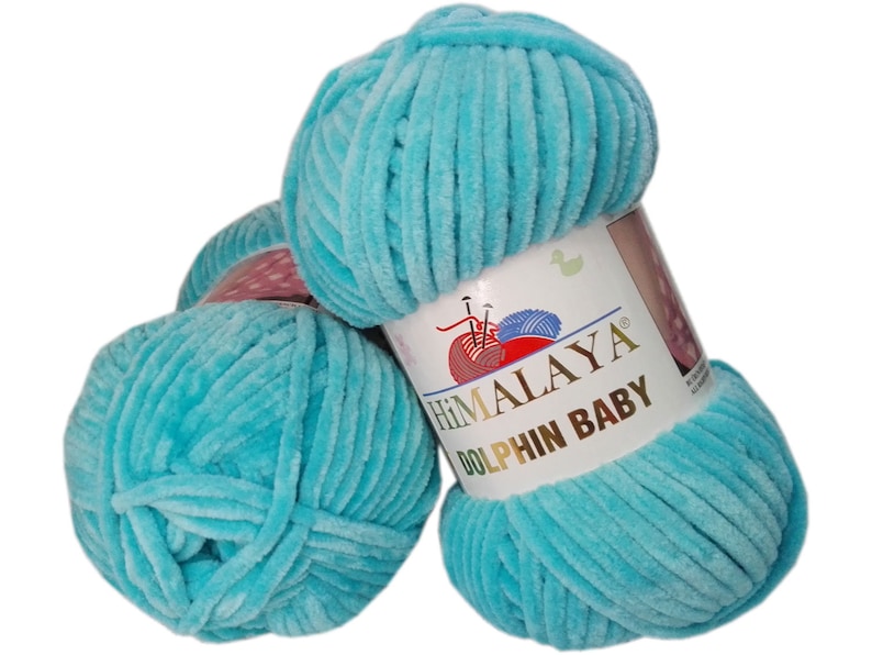 Himalaya Dolphin Baby, Himalaya Yarn, Baby Yarn,Baby Blanket Yarn, Velvet Yarn, Knitting Yarn, Dolphin Baby Yarn image 7