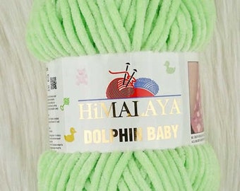 Himalaya Dolphin Baby, Himalaya Yarn, Baby Yarn,Baby Blanket Yarn, Velvet Yarn, Knitting Yarn, Dolphin Baby Yarn