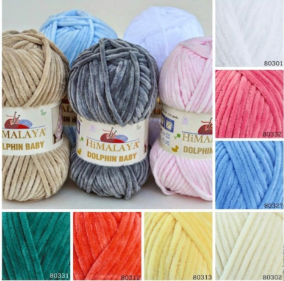 12 Skeins Himalaya Dolphin Baby Free and Fast Shipping 