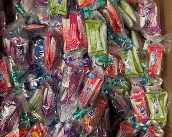 Assorted Candy Lei: Hi-Chew, Jolly Rancher, Peppermint Patty, Laffy Taffy