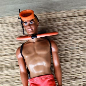 Vintage 1968 Ken Doll with Outfit Changes