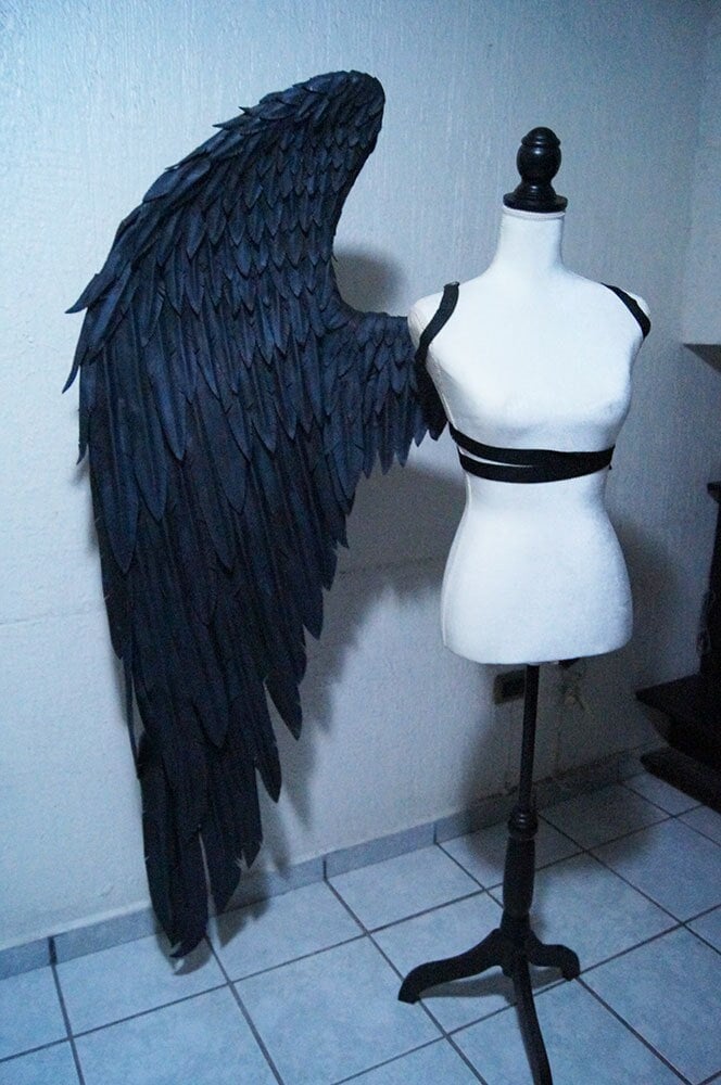 セフィロスの黒い翼片翼の天使のコスプレ翼 - Etsy 日本
