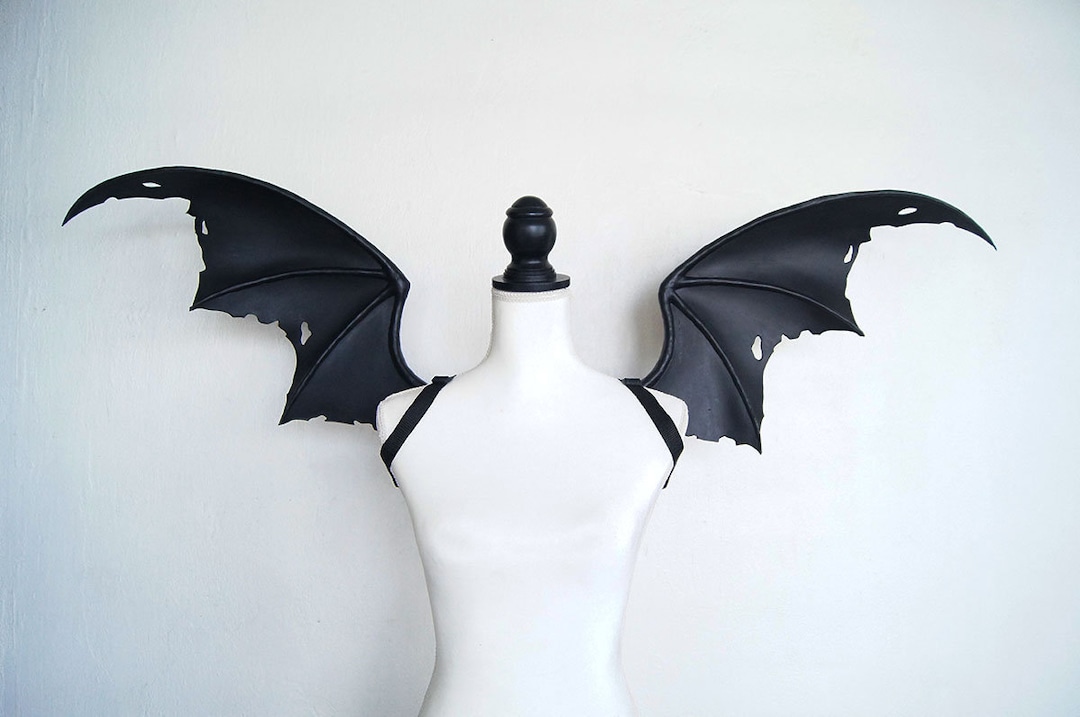 Vampire Inflatable Wings Black or Any Color Demon Vampire Dragon Cosplay Wings Medium Size 120cm ...