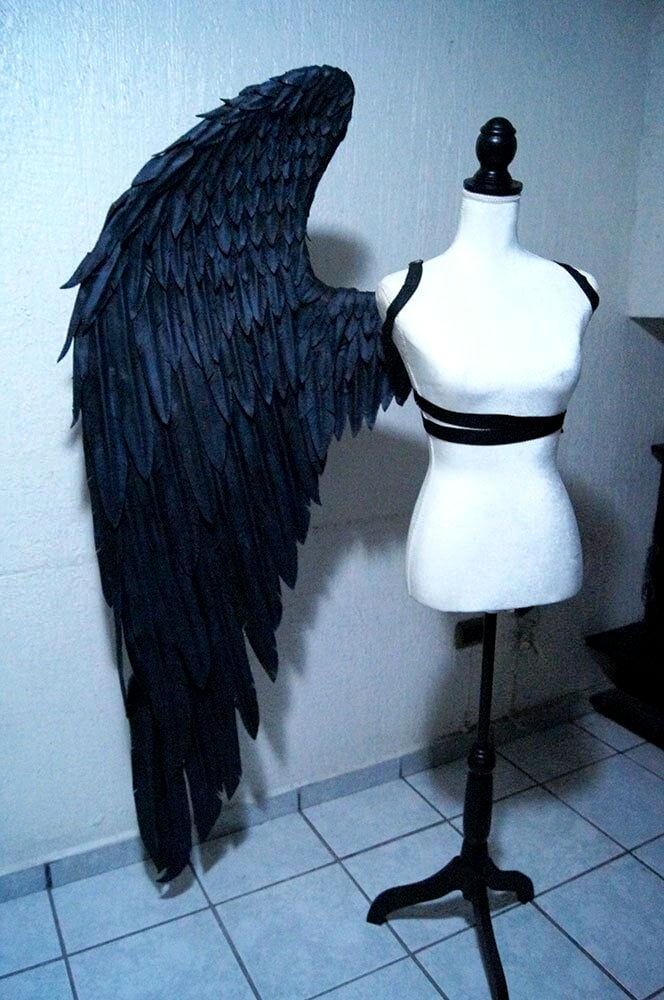 セフィロスの黒い翼、片翼の天使、コスプレ用の翼、コスプレ用の黒い翼