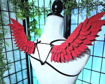 Hawks cosplay wings extra small red color wings full detailed red and more color for my hero academia cosplay
