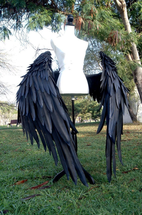 Grandi ali nere sopra la vita, ali cosplay Nuovissimo Albedo Overlord -   Italia